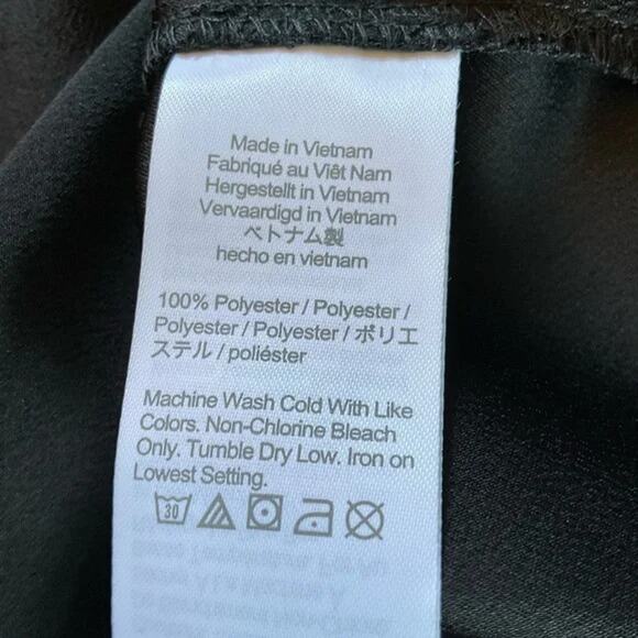 NWT J. Crew Keyhole Puff Long Sleeve Drapey Crepe Blouse Key Hole MT Black #3005 - Picture 8 of 13